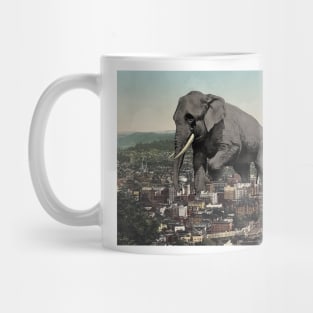 Effervescing Elephant - Surreal/Collage Art Mug